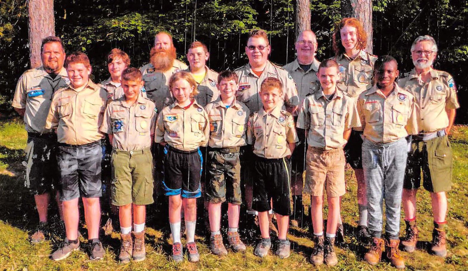 Boy Scout Troop 71 attends summer camp